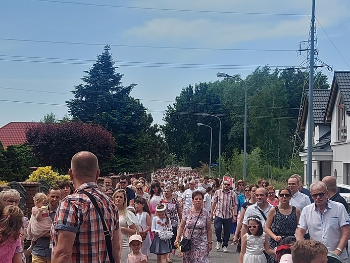 Procesja Bożego Ciała na wrocławskich Stabłowicach