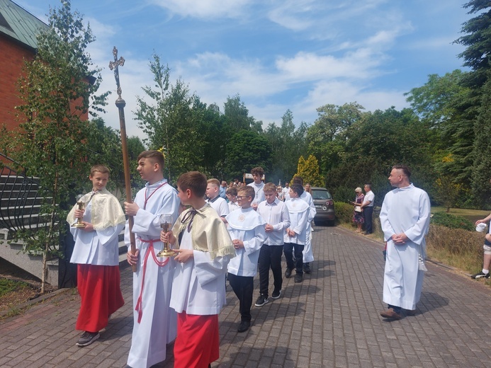 Procesja Bożego Ciała na wrocławskich Stabłowicach