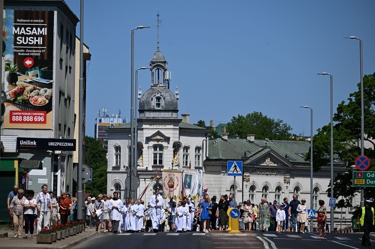 Procesja Bożego Ciała w Koszalinie