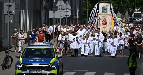 Procesja Bożego Ciała w Koszalinie