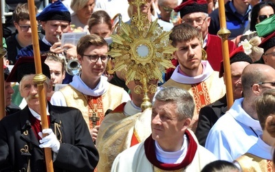 Procesja Bożego Ciała z bp. Romanem Pindlem w Żywcu - 2023