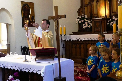 Pielgrzymka przedszkolaków do bł. Matki Małgorzaty Łucji Szewczyk w Oświęcimiu