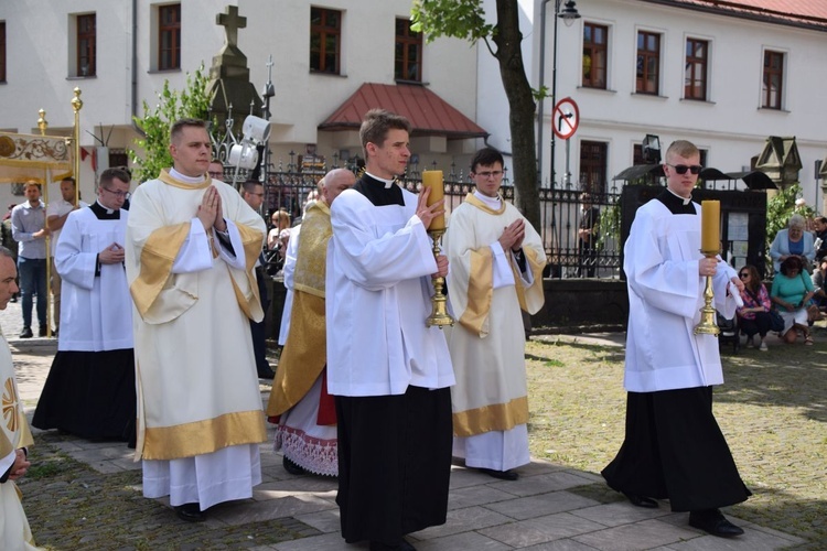 Procesja Bożego Ciała z bp. Piotrem Gregerem w Bielsku-Bialej - 2023