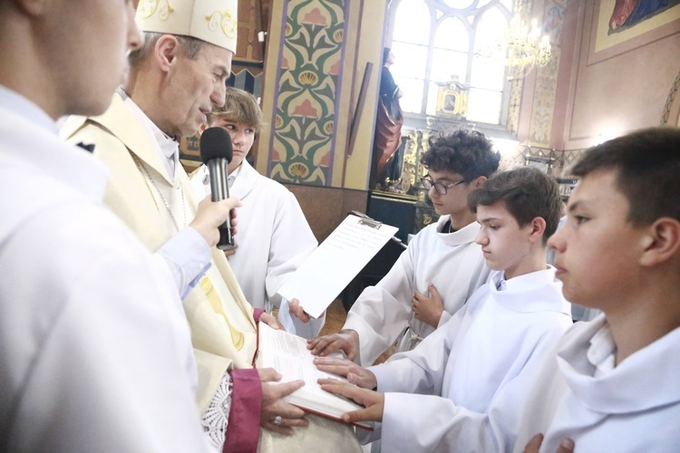 Błogosławieństwo lektorów w Chorzelowie