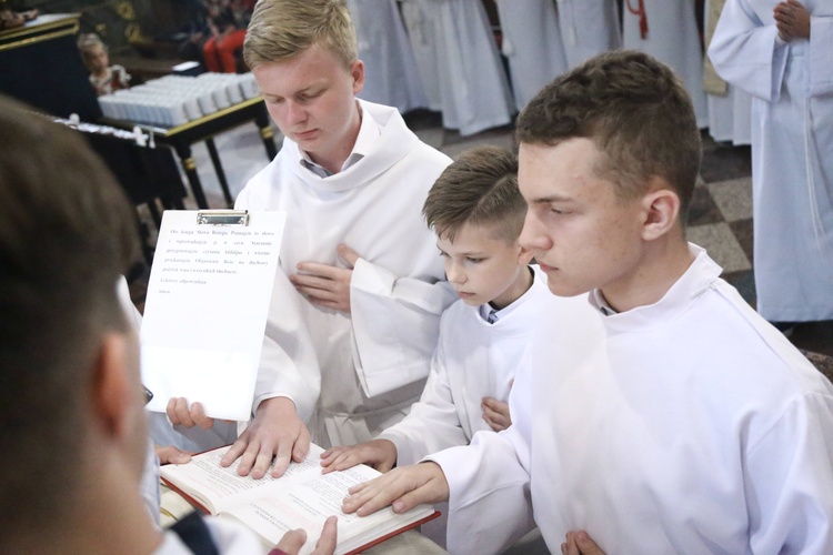 Błogosławieństwo lektorów w Chorzelowie