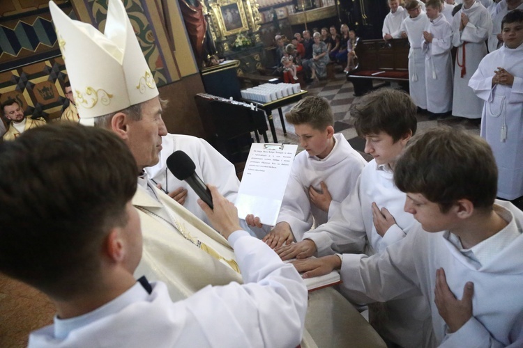Błogosławieństwo lektorów w Chorzelowie