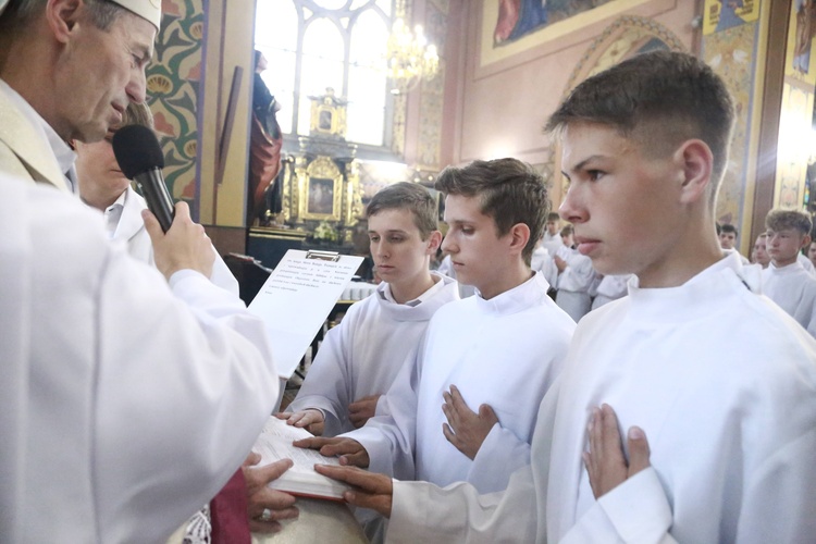 Błogosławieństwo lektorów w Chorzelowie