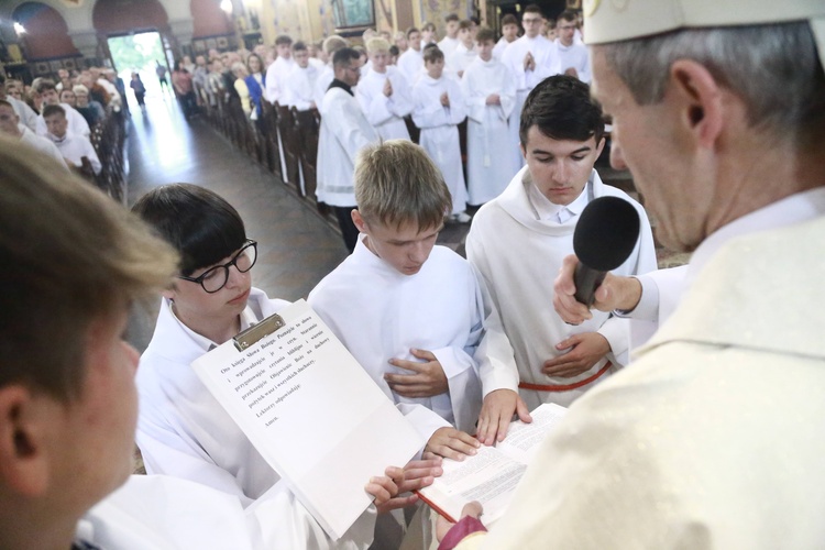 Błogosławieństwo lektorów w Chorzelowie