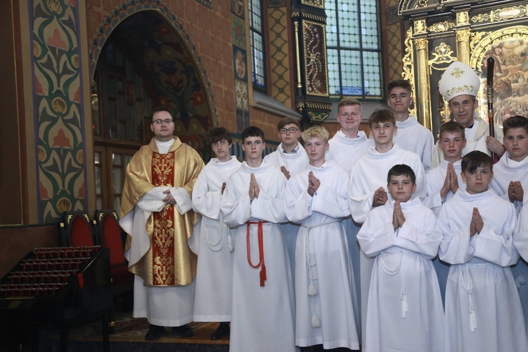 Błogosławieństwo lektorów w Chorzelowie