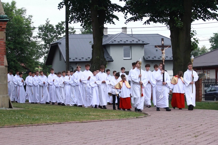Błogosławieństwo lektorów w Chorzelowie