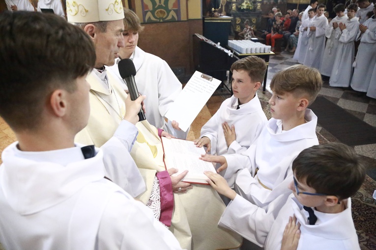 Błogosławieństwo lektorów w Chorzelowie