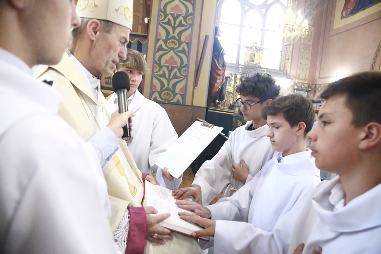 Błogosławieństwo lektorów w Chorzelowie