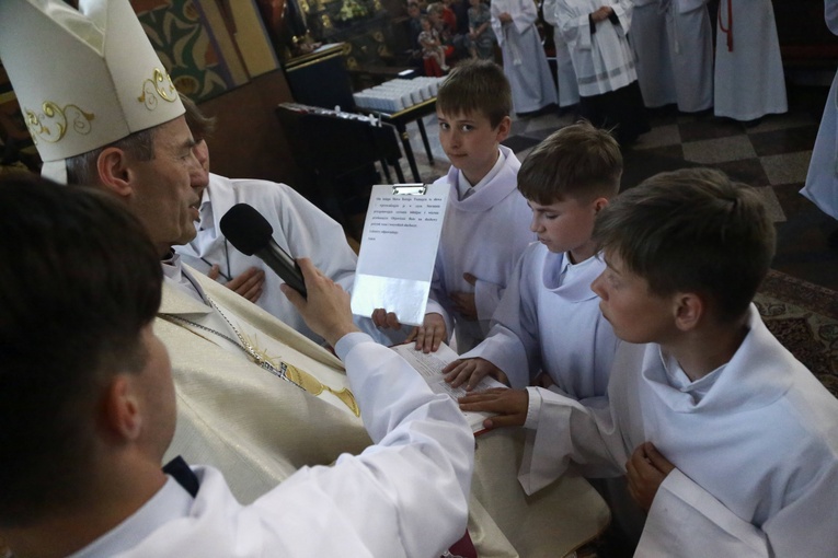 Błogosławieństwo lektorów w Chorzelowie