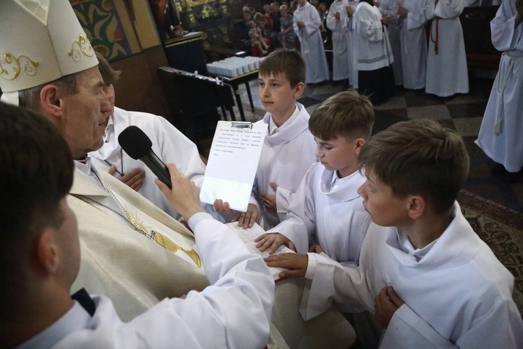 Błogosławieństwo lektorów w Chorzelowie