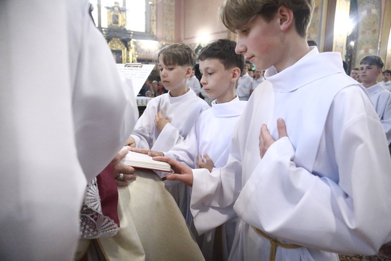 Błogosławieństwo lektorów w Chorzelowie