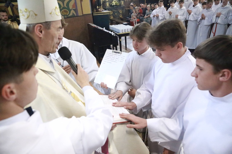 Błogosławieństwo lektorów w Chorzelowie