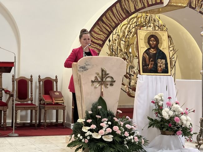 Weronika podzieliła się swoim świadectwem.