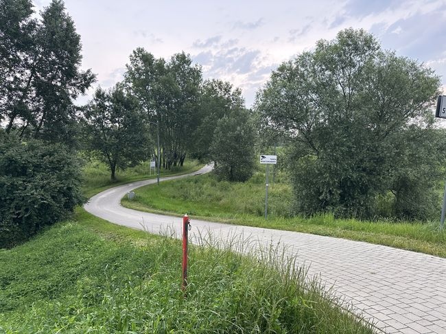 Nad tą drogą prowadzącą do Sanu już wkrótce zbudowany będzie most.