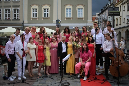 Jacek Fedorowicz odsłonił swoją gwiazdę w Alei Gwiazd na opolskim rynku