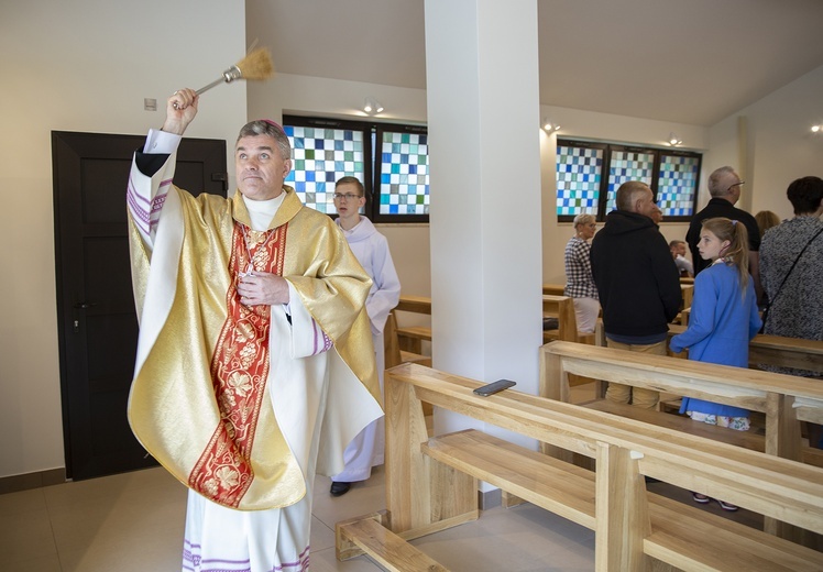 Poświęcenie kaplicy w Pleśnej