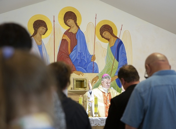 Poświęcenie kaplicy w Pleśnej