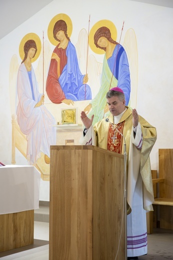 Poświęcenie kaplicy w Pleśnej
