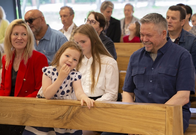 Poświęcenie kaplicy w Pleśnej