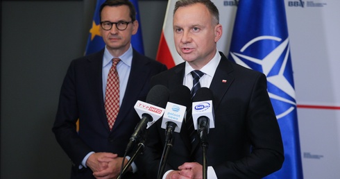 Prezydent po naradzie w BBN: absolutnie nie ma żadnego podwyższonego zagrożenia dla Polski 