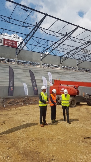 Kolejny etap budowy stadionu GKS-u Katowice 