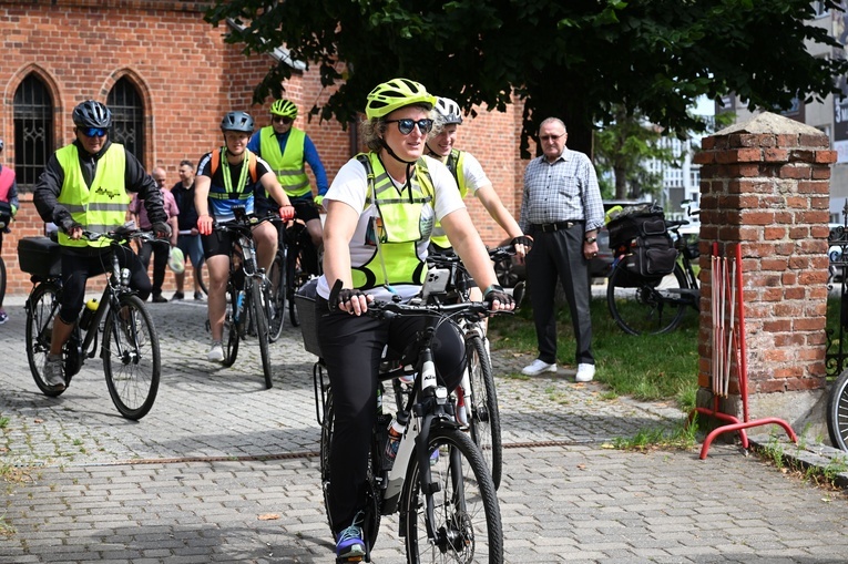 Pielgrzymka rowerowa - wyjazd z Koszalina