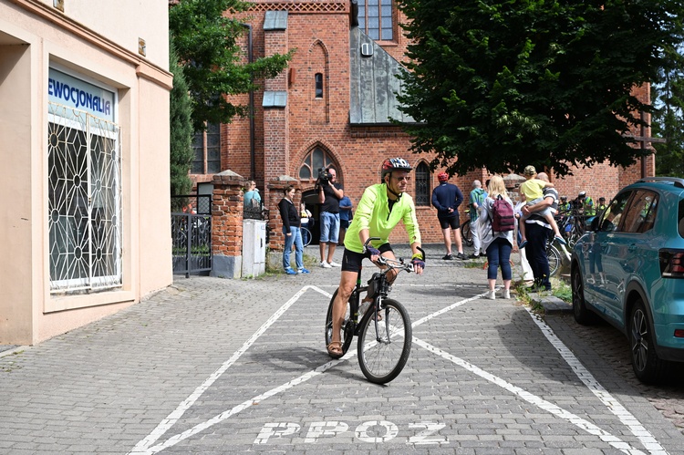 Pielgrzymka rowerowa - wyjazd z Koszalina