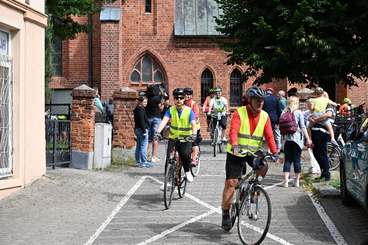 Pielgrzymka rowerowa - wyjazd z Koszalina