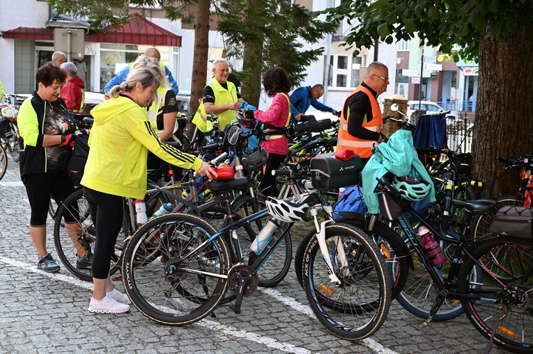 Pielgrzymka rowerowa - wyjazd z Koszalina