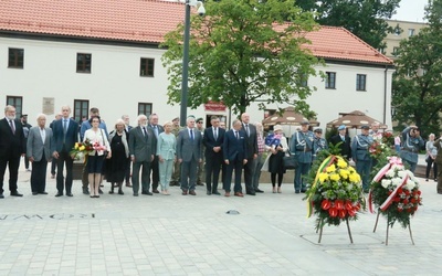 Uroczystości na placu Litewskim upamiętniające podpisanie Unii Lubelskiej.