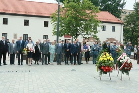 Uroczystości na placu Litewskim upamiętniające podpisanie Unii Lubelskiej.