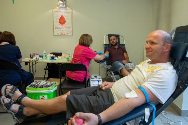 Zbiórka krwi w Kopalni Soli "Wieliczka"