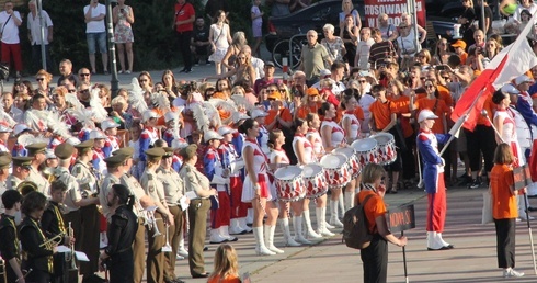 Uroczystość otwarcia mistrzostw na placu Jagiellońskim.