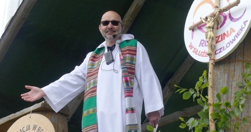 O. Bogdan Kocańda OFMConv. przewodnczył pierwszej Mszy św. w ramach 11. Ewangelizacji w Beskidach - na Bendoszce.