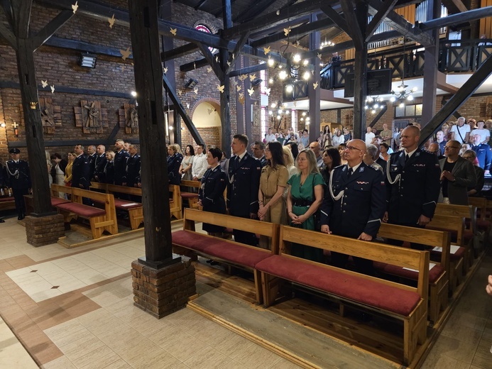 Msza św. z udziałem Szkoły Policji w Słupsku