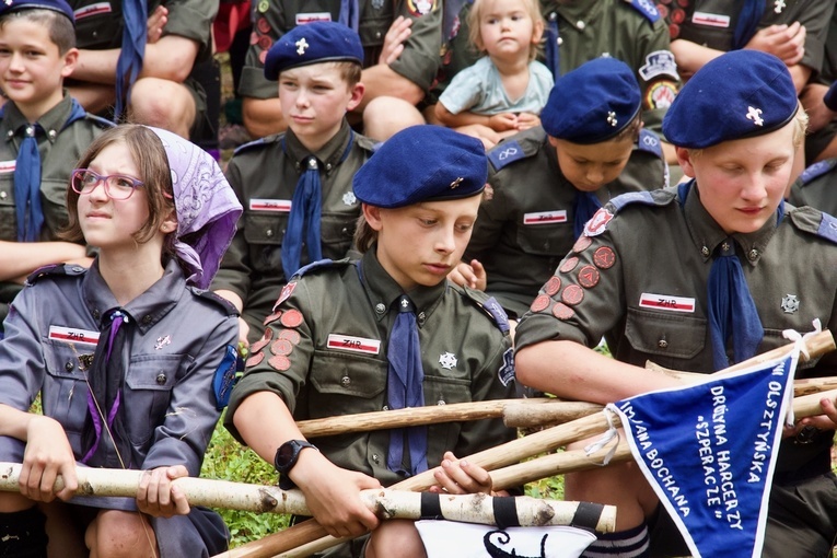 Obóz ZHR nad jeziorem Serwent