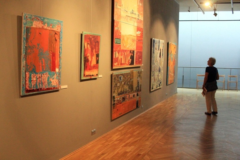 Wernisaż wystawy z okazji 50-lecia pracy twórczej Stanisława Białogłowicza