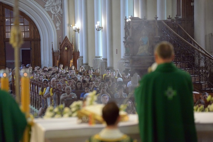 Msza św. na zakończenie obozu FDNT