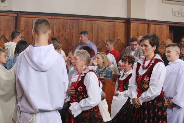 Podziękowanie za posługę o. Krzysztofa Ruszela OP w Korbielowie