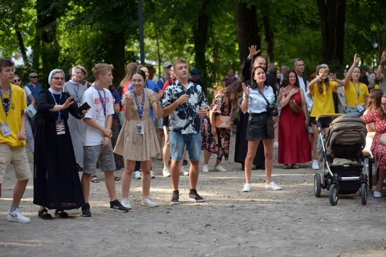 Koncert zespołu Tylko Ty na zakończenie obozu FDNT