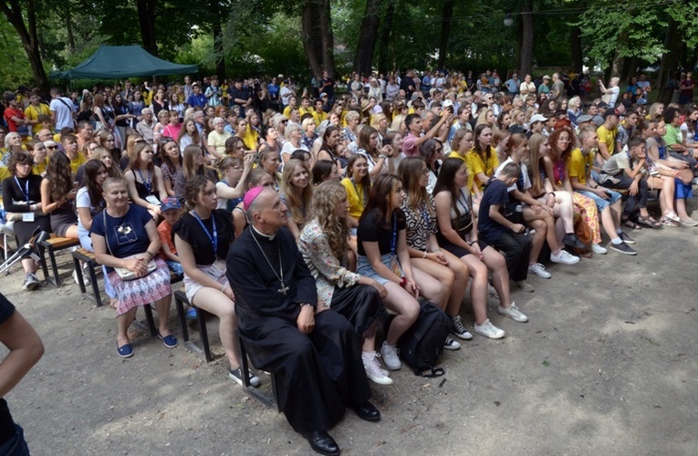 Koncert zespołu Tylko Ty na zakończenie obozu FDNT