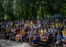 Koncert zespołu Tylko Ty na zakończenie obozu FDNT