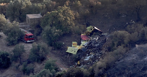 Zginęli dwaj piloci samolotu gaśniczego, który rozbił się na wyspie Eubea