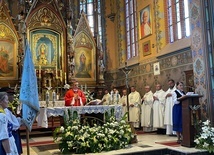 Pierwsza liturgia kaszubskich pątników