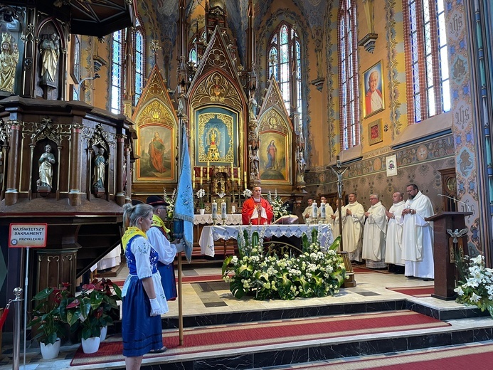 Msza św. kaszubskich pielgrzymów w Swarzewie