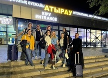 Na lotnisku w Atyrau.